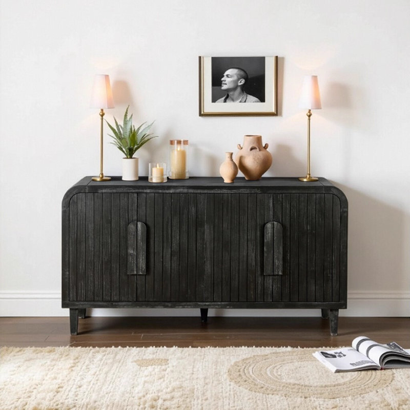 Buffet 59 po 59 po, Noir