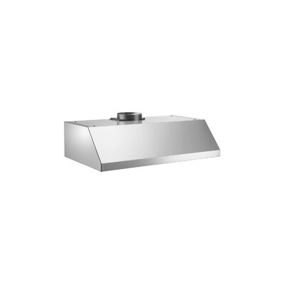 36"" Professional Series 400 CFM Convertible Under Cabinet Range Hood in Stainless Steel -  Bertazzoni, KU36PRO1XV