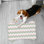 Pink Green Radiance - 1 Piece Bone Shape Feeding Mat