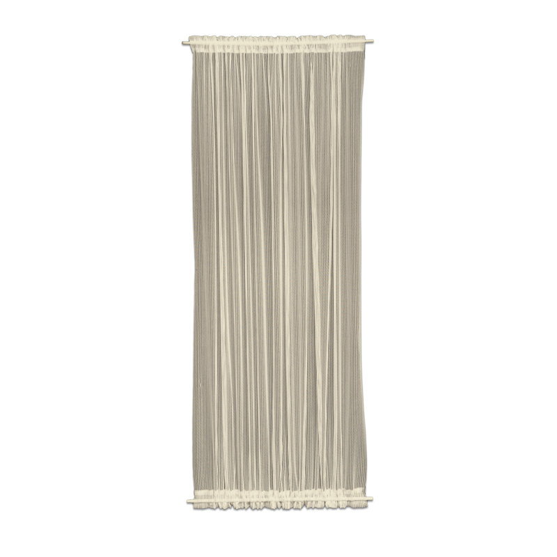 Arles Sheer Single Curtain Panel, 48" W x 40" L, Ecru