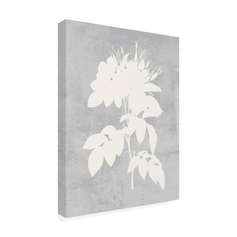 «Falling Flowers I» sur toile, H 47 po x l 47 po
