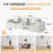 modular sofa can be converted into an oversized sofa