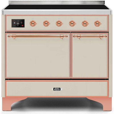 Cuisinière à induction 40 pouces avec 6 éléments à induction ILVE Majestic II Series (porte en verre)