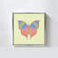 «Butterfly On Yellow» par Dan Meneely - impression sur toile-88132325-88132350