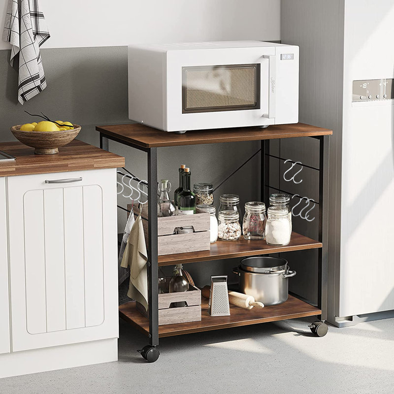 Chariot de cuisine en bois manufacturé Bellmont