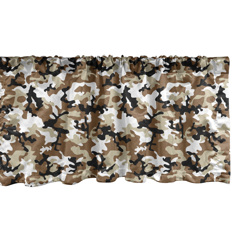 Ensemble de 2 cantonnières Ambesonne Jungle Tropical, L 54 po x L 18 po