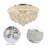 Harvey Modern 3 Light Crystal Flush Mount