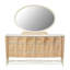 Villa Cherie Dresser and Mirror - Caramel