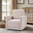 29.55" Wide Modern Chenille Swivel Accent Chair With Storage Seat-828911609