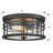 Mcree 12 Inch 2-light Seeded Glass Flush Mount Ceiling Light-821547104