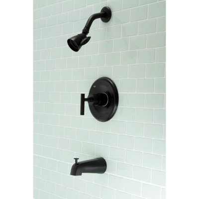 Kingston Brass Manhattan Single-Handle Pressure Balanced Tub and Shower Faucet