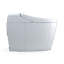 Toilette intelligente TOTO® WASHLET® G450 1,0 ou 0,8 GPF avec siège de bidet intégré et coton blanc CEFIONTECT®