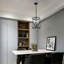 Luminaire suspendu noir de style moderne