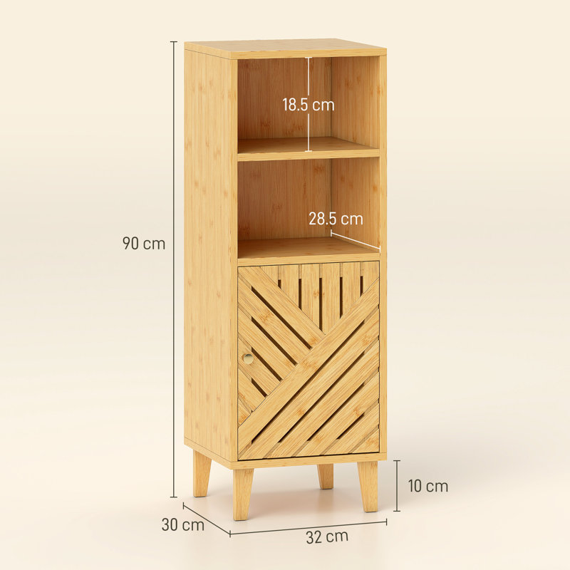 Bamboo Freestanding Bathroom Cabinet
