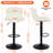 Lirah Vegan Leather Swivel Adjustable Height Upholstered Bar & Counter Stools-750099287-773455137