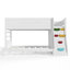 Lit superposé en bois massif avec garde-robe intégré et mur d'escalade, lit multifonctionnel pour enfants-541956148-541956147