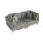 Seemab 80.4" W Upholstered Corduroy Standard Loveseat with Solid Wood Legs-420836736