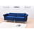 Ermera 85" Velvet Round Arm Sleeper Sofa-74813864