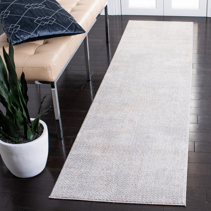 Tapis ivoire Audric, Tapis de couloir 2 pi 2 po x 9 pi
