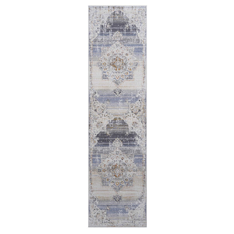 Indoor Oriental Rug, Living Room Area Rug, Runner 2'2" x 8'
