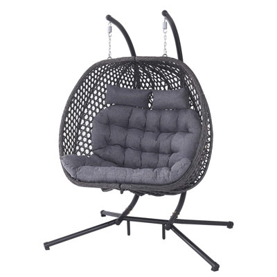 2 Person Porch Swing with Canopy