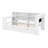 Corner Bed Frame With Storage Shelves,  Daybed With Drawers, Charging Station And LED Light-857584775-857584772