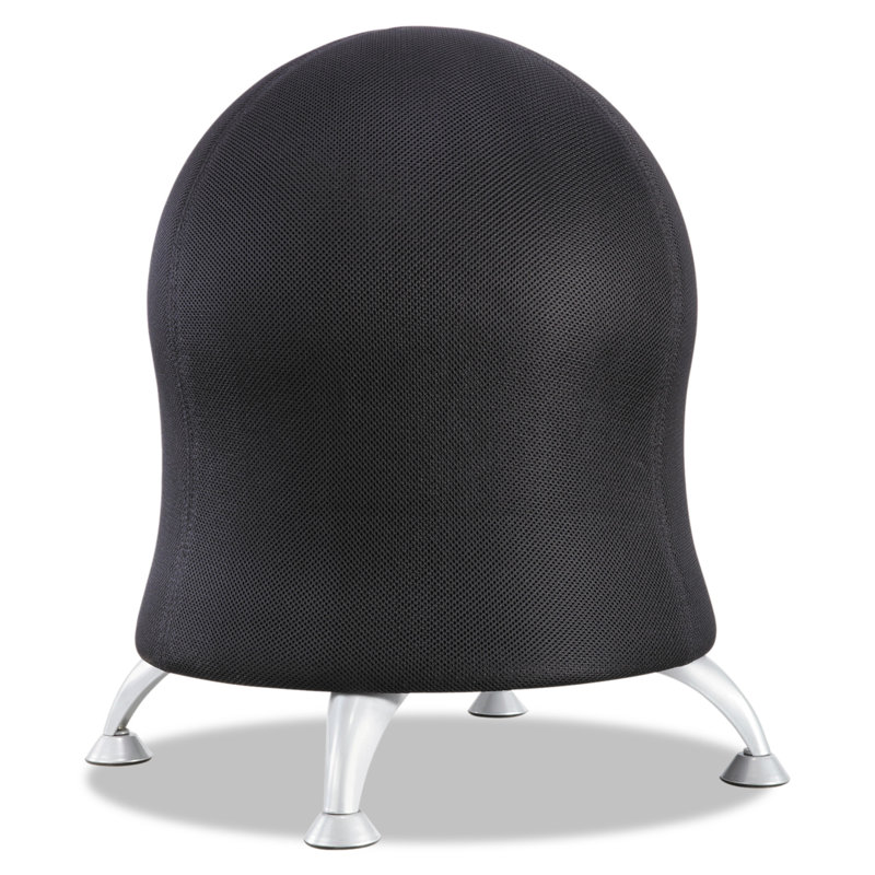 Zenergy Exercise Ball Chair, Black, White