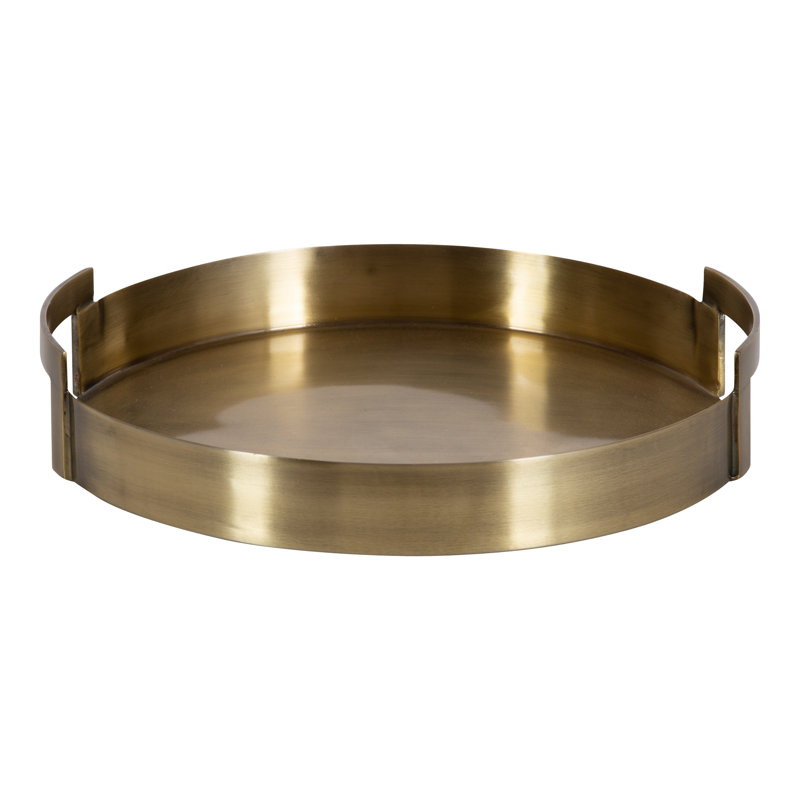 Taskin Metal Tray, Gold
