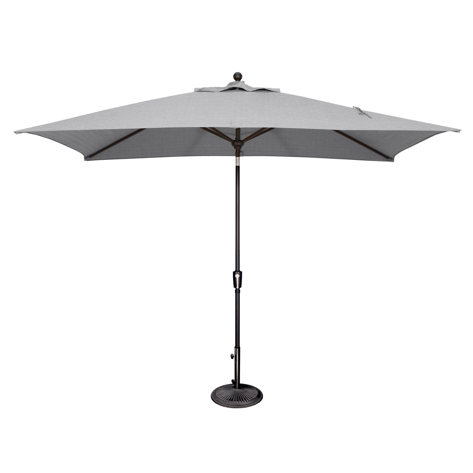 Launceston 78'' Outdoor Umbrella, Black, Sunbrella / Granite