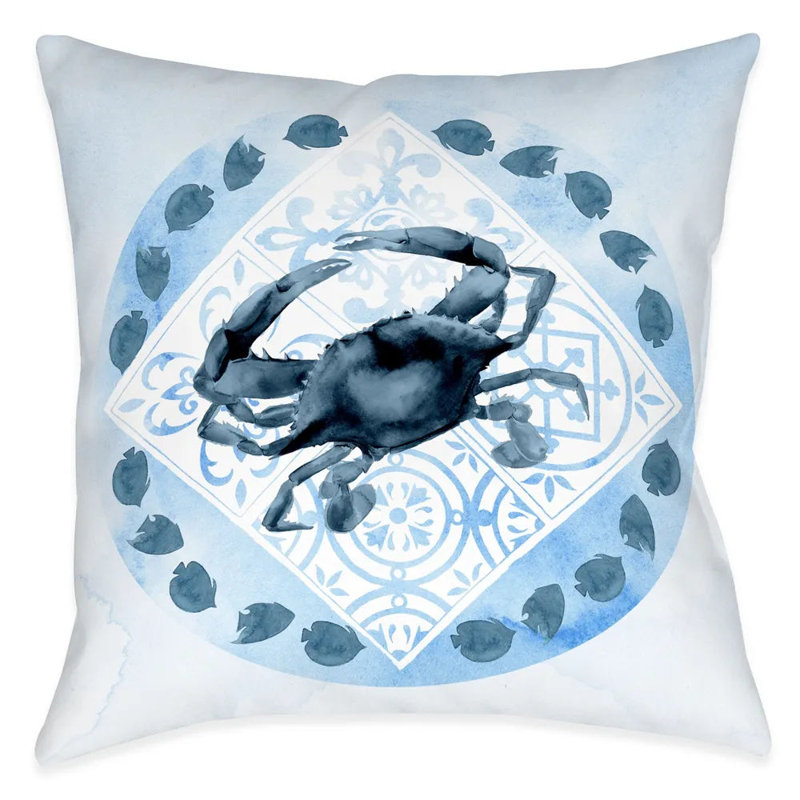 Moroccan Marina Throw Pillow