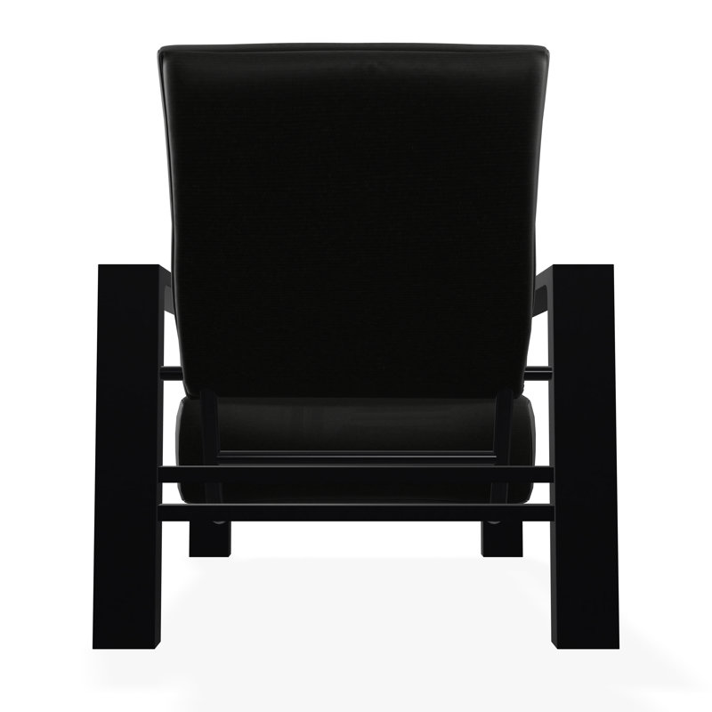 Larssen Deep Seating Cushion Arm Chair, Black, Black 5D Sunbrella®