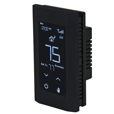 Hoot WiFi 2.4/5Ghz Dual-Band SP Thermostat 120/208/240V 16A Black