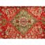 Hand Knotted Area Rug in Red And Blue
