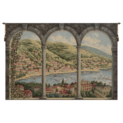 Italian Loom Woven Cotton Blend Wall Hanging