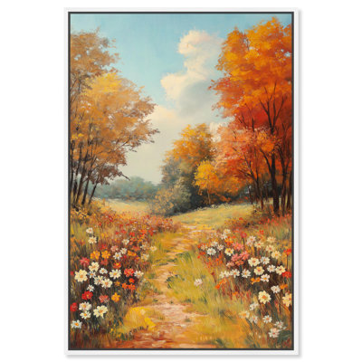 Autumn's Melody I Canvas Retro Landscape by Art Remedy
