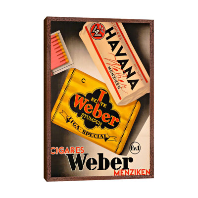 Cigares Weber - Print on Canvas