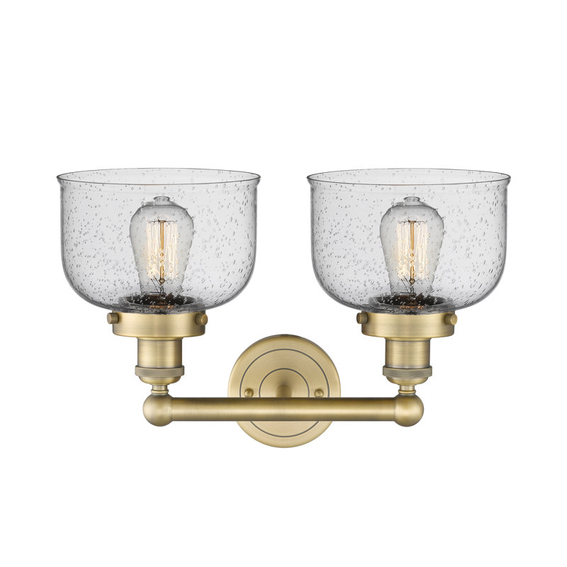Arlester 2 - Light Dimmable Vanity Light, Brushed Brass, Seedy