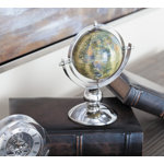 Stainless Steel Metal Educational/Geographic Earth Globe