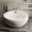 Baignoire double autoportante 53,15 po