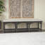 Banc de rangement en bois FBLack