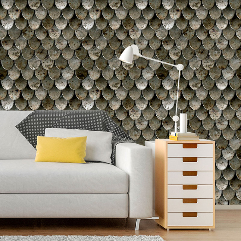 Dalewood Peel & Stick Abstract Tile, 126" L x 24" W