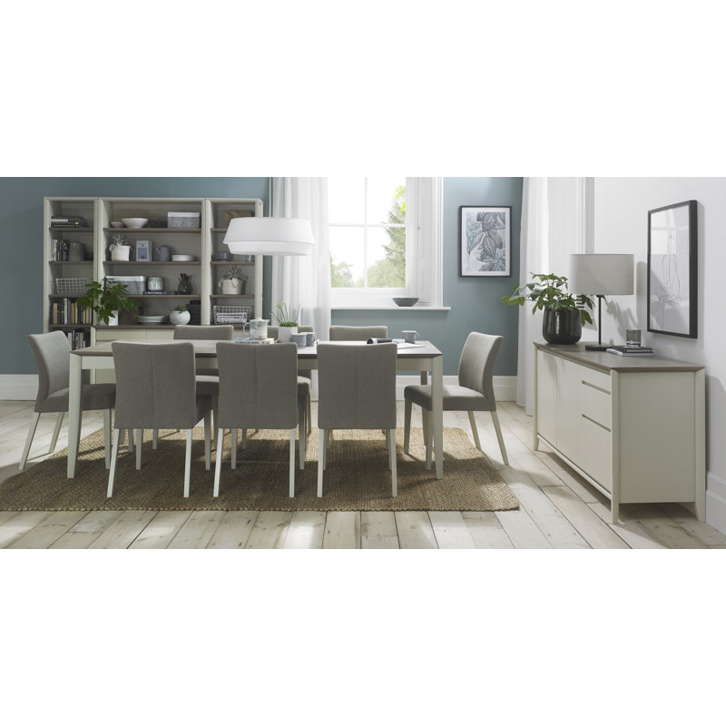 Izzie Upholstered Side Chair, Beige, Ivory