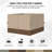 Aoodor Replacement 4-Panel Gazebo Sidewall Curtains-121327734-97531251