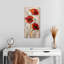 Coquelicots rouges sur taupe II