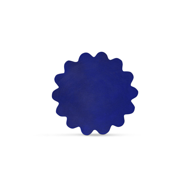 Melati Concrete End Table, Blue