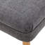 Gris avec revêtement doux et base en bois
