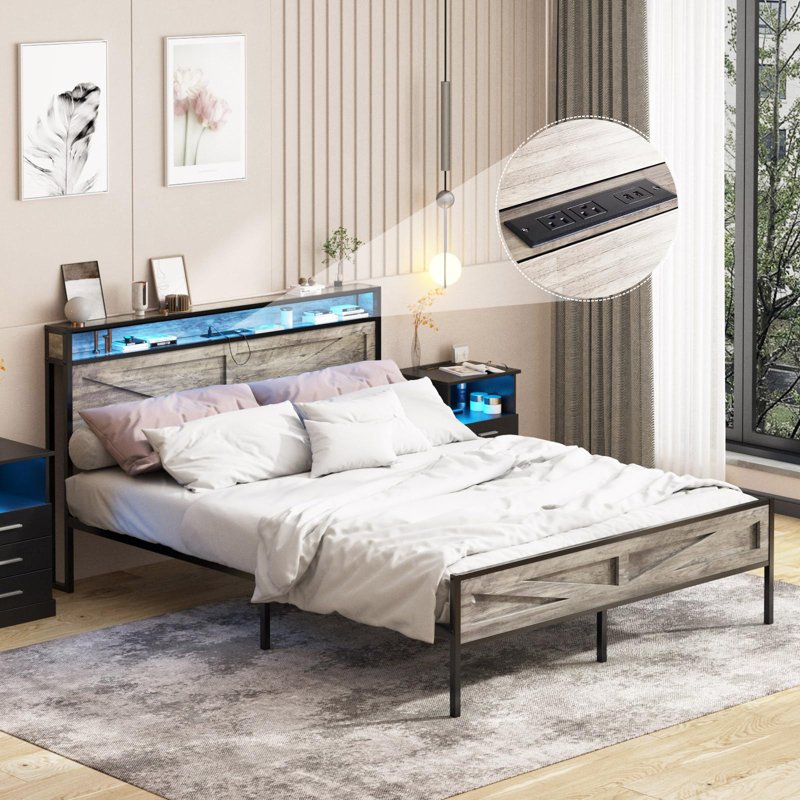 Levering Bookcase Bed, King