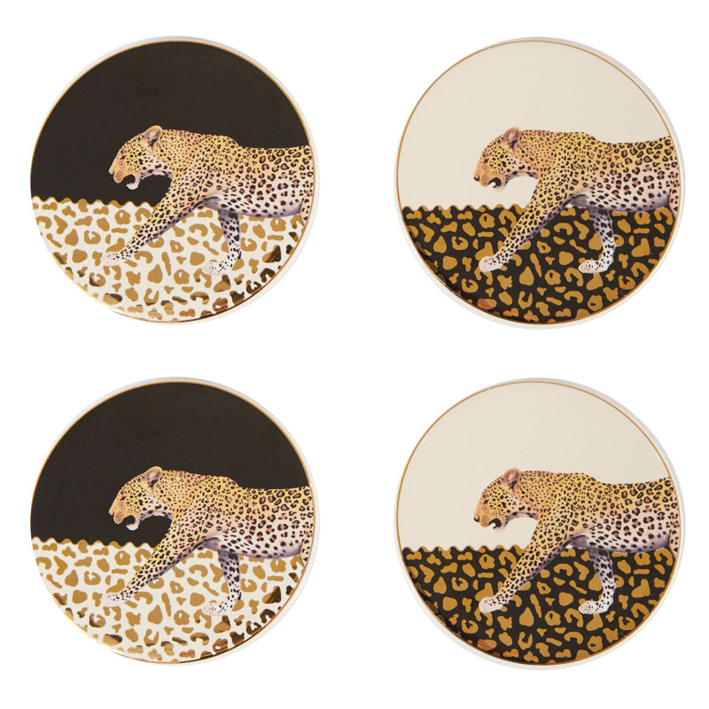 Round 4 Piece Coaster Set