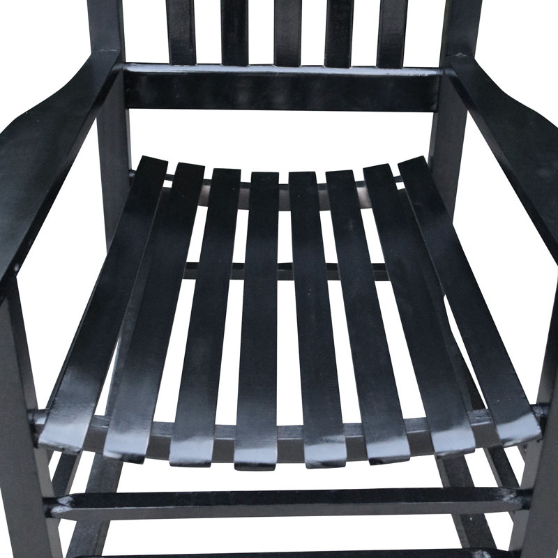 Chaise berçante Efim, Noir