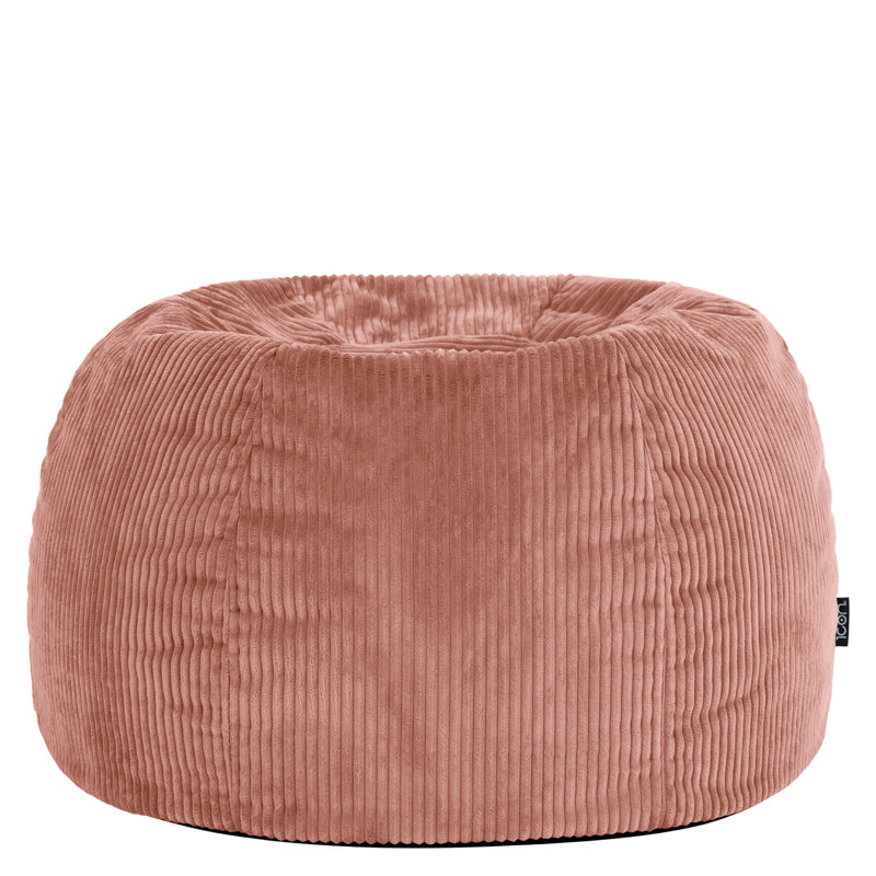 Kingston Corduroy Classic Bean Bag, Dawn Pink